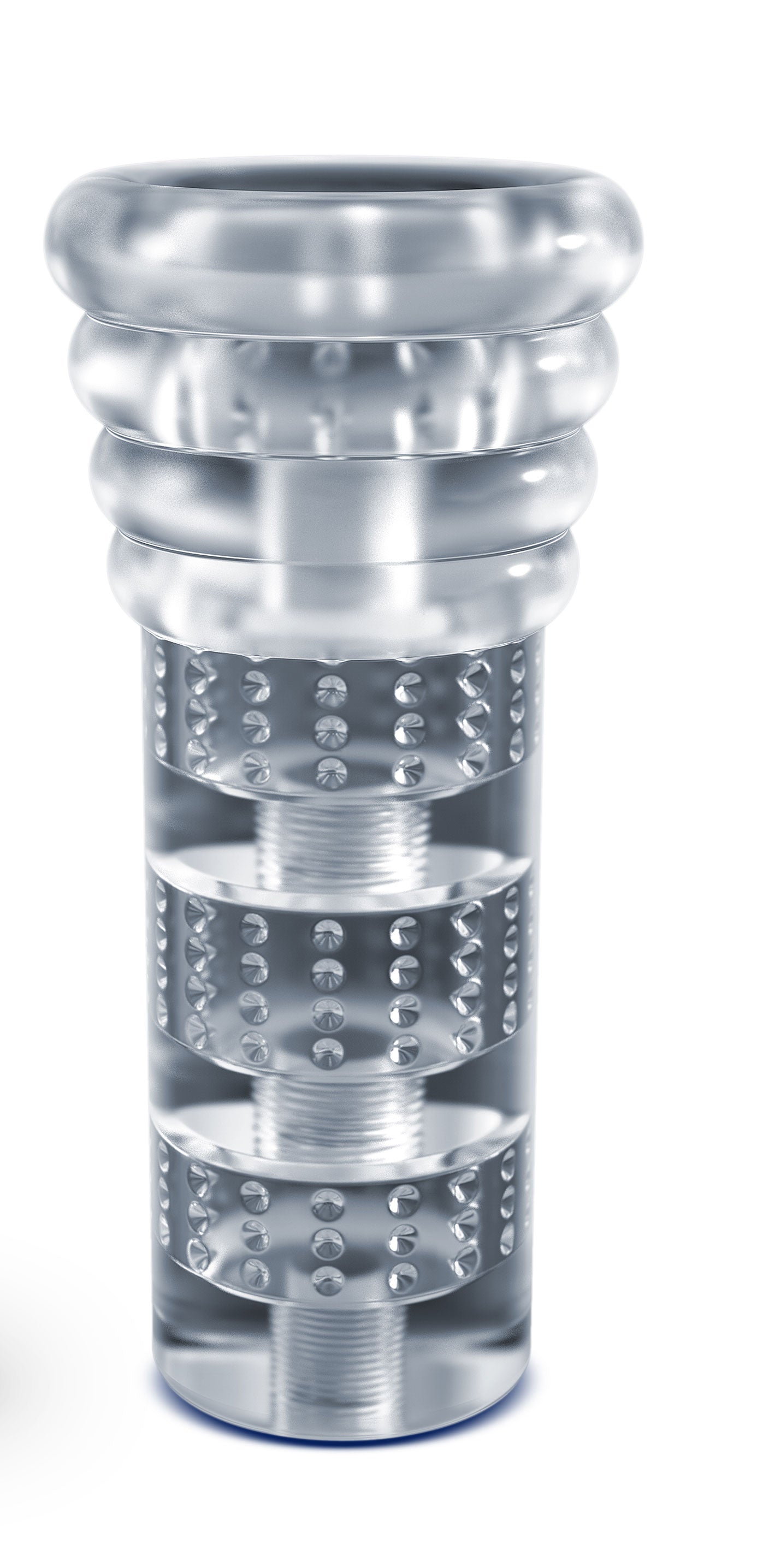 Rize - Luz - Glow in the Dark Self- Lubricating Stroker - Clear BL-06519