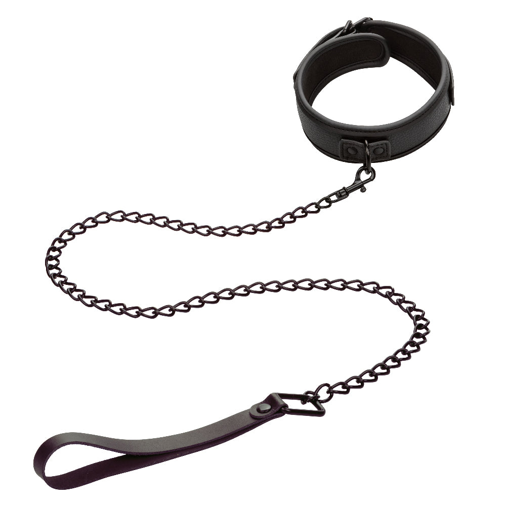 Nocturnal Collection Collar and Leash - Black SE2678103