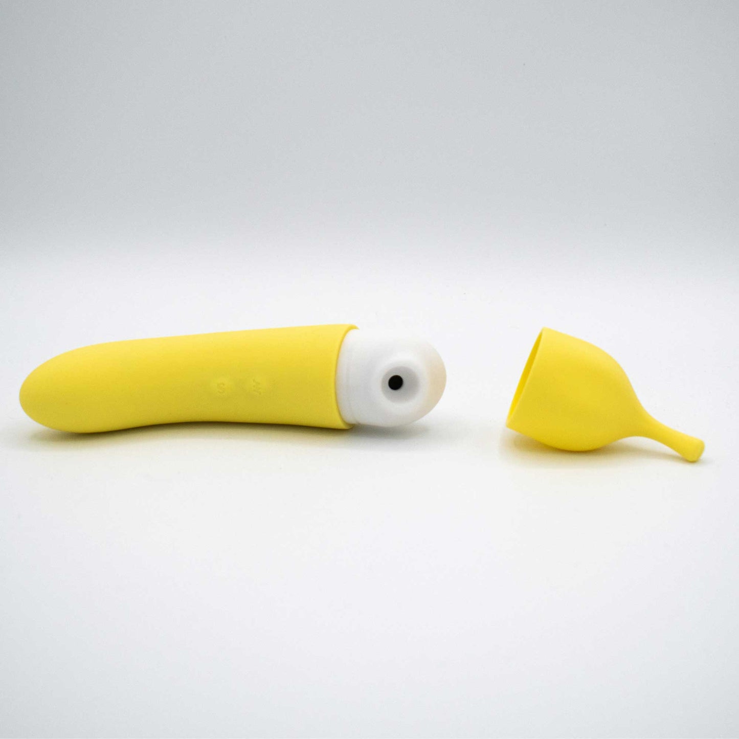 Banana Cream Air Pulse and G-Spot Vibrator - Yellow LAK-9091