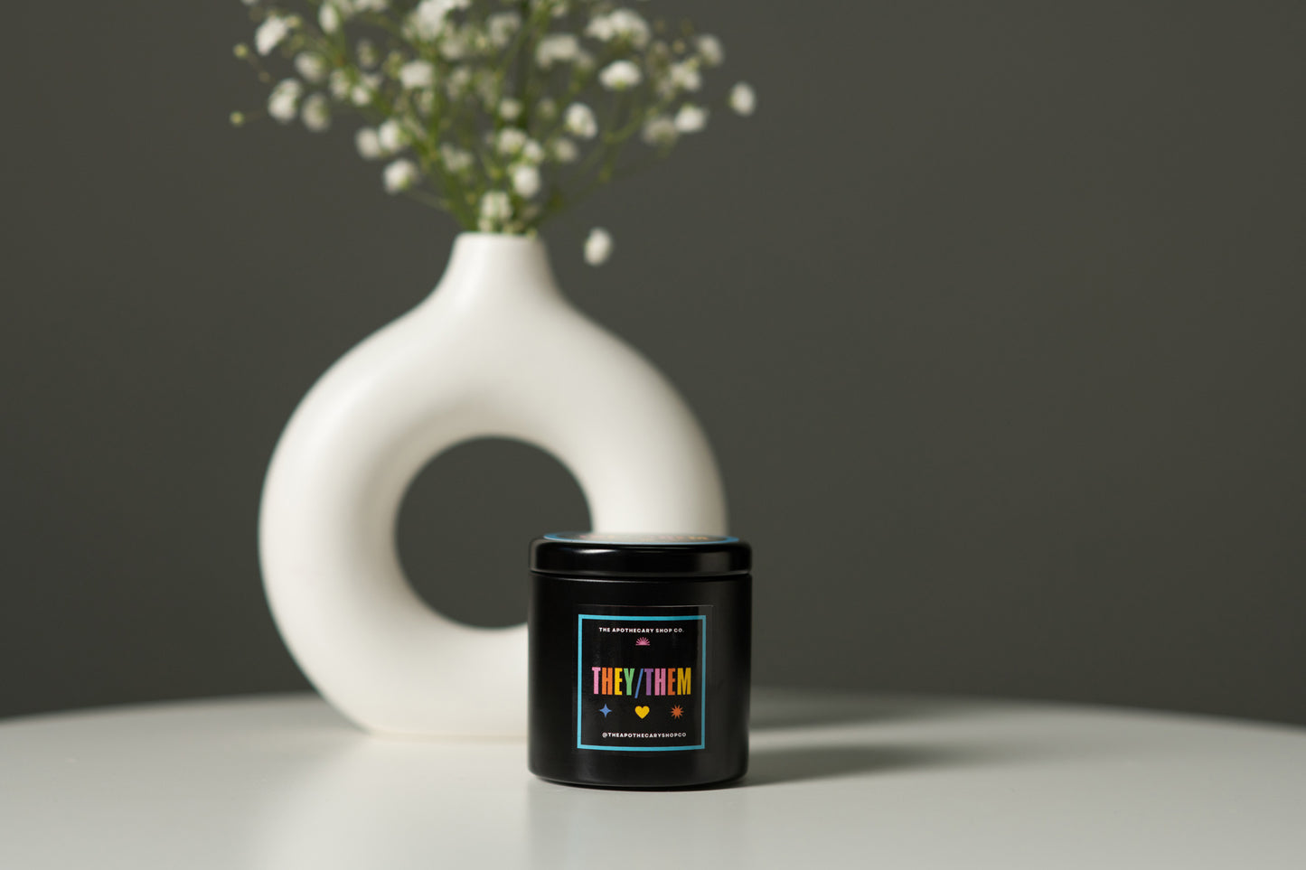 Gender Fluid Candle - They/them 4 Oz - Vanilla Bean GFL-8280