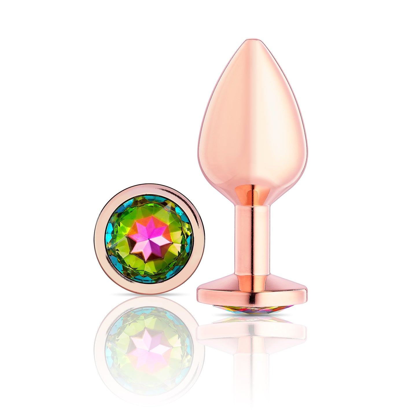 Cloud 9 Novelties Gems Rosy Gold Anal Plug - Medium WTC301RG