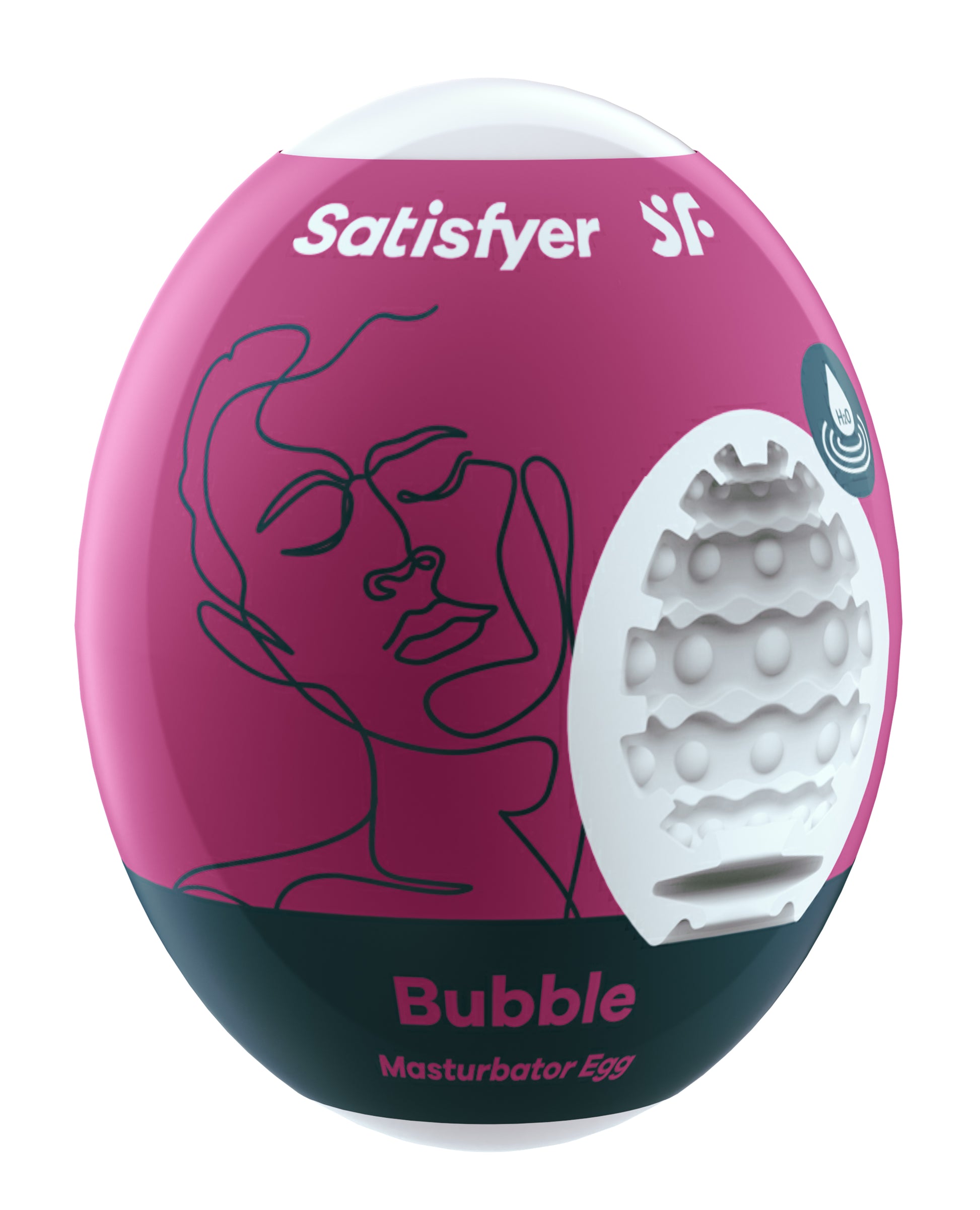 Satisfyer Masturbator Egg - Bubble - Violet SAT-4010014